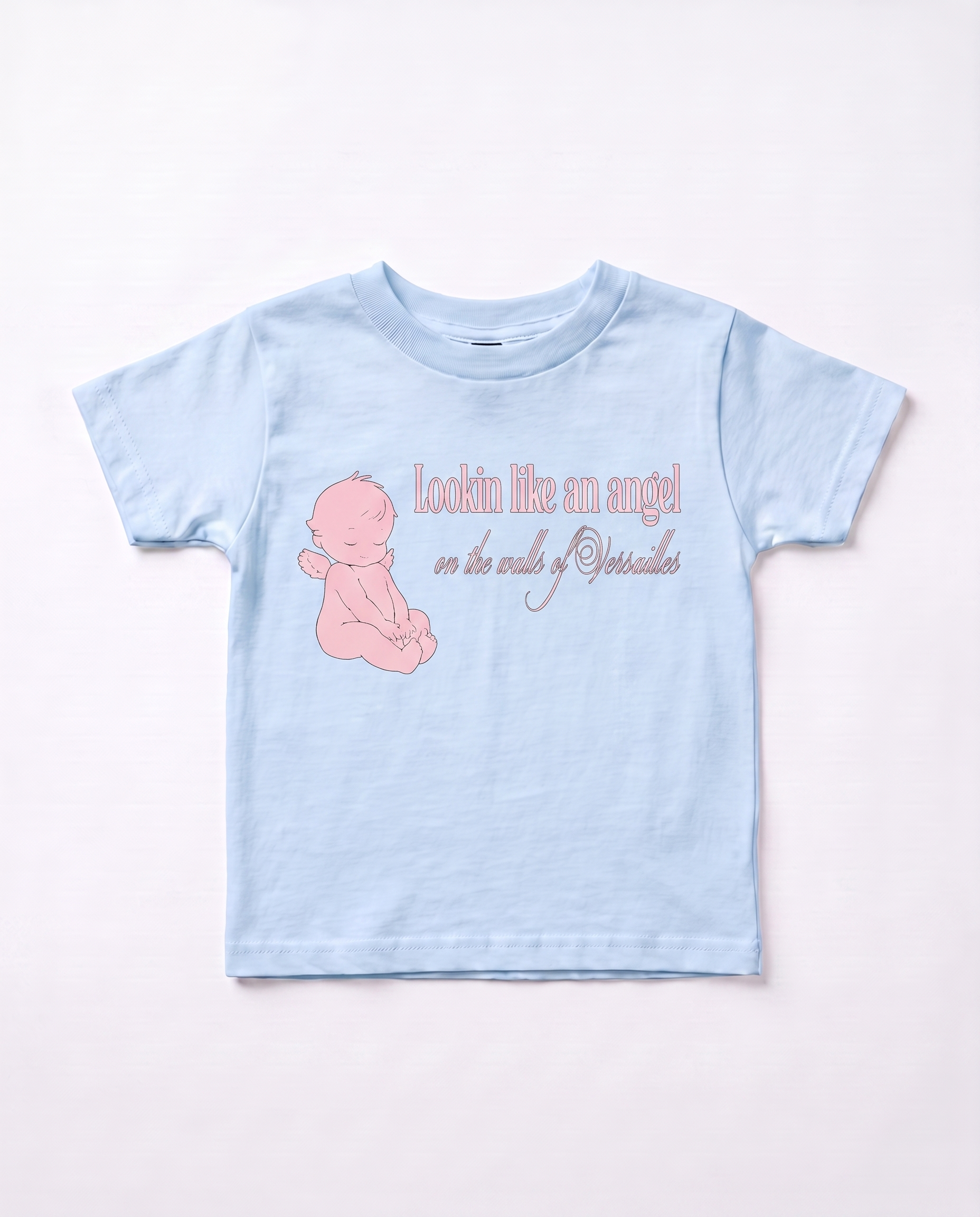 looking like an angel baby tee