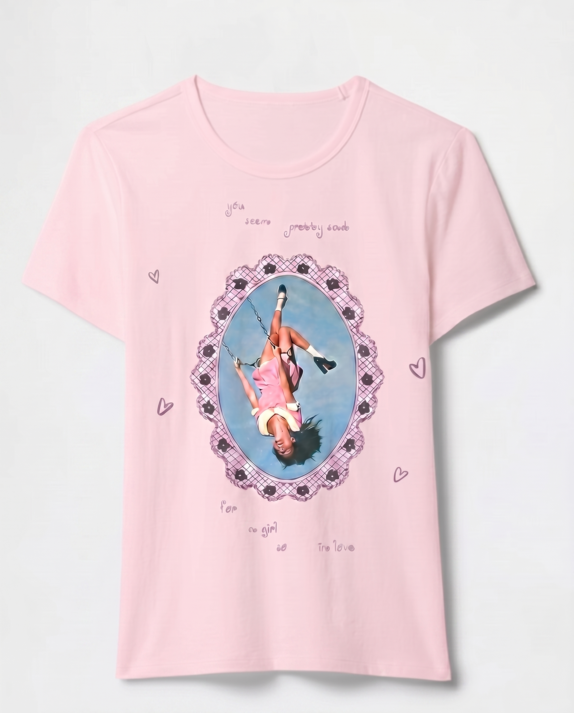 Vintage Fan Tee Pink